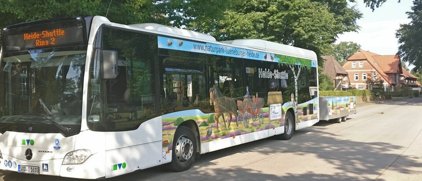 Heide-Shuttle, der kostenlose Freizeitbus Heide-Shuttle, der kostenlose Freizeitbus