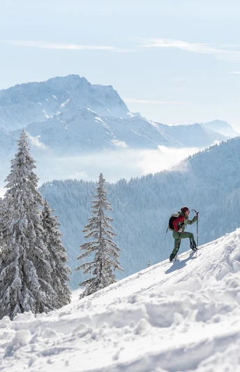 Skitour Laber mit Zugspitzblick