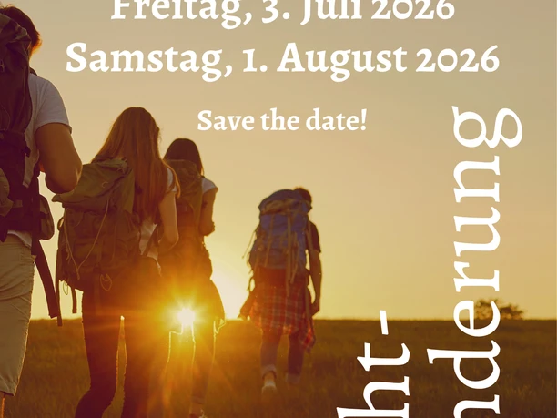 Save the date - Nachtwanderungen 2026