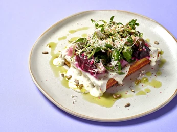 Salty Waffle du Café Mamie à Lucerne