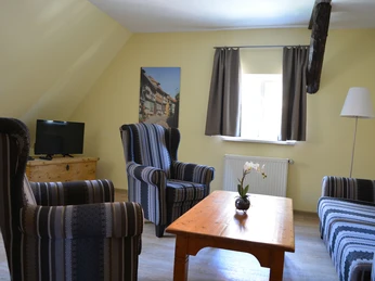 Hotel Maria-Aurora in Quedlinburg - Wohnzimmer Hotel Maria-Aurora in Quedlinburg - Wohnzimmer