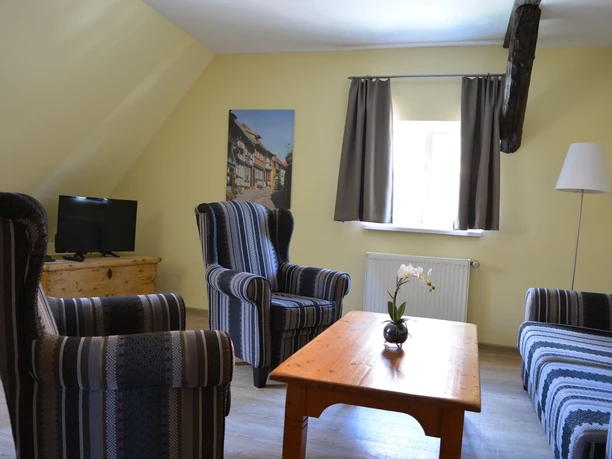 Hotel Maria-Aurora in Quedlinburg - Wohnzimmer Hotel Maria-Aurora in Quedlinburg - Wohnzimmer