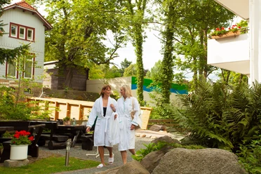 Solehotel Tannenhof Bad Harzburg - Bademantelgang Solehotel Tannenhof Bad Harzburg - Bademantelgang