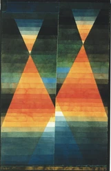 Klee Paul, Doppelzelt, 1923, 114 The Rosengart Collection Museum, Lucerne Der schwarze Rand ist Teil des Bildes!