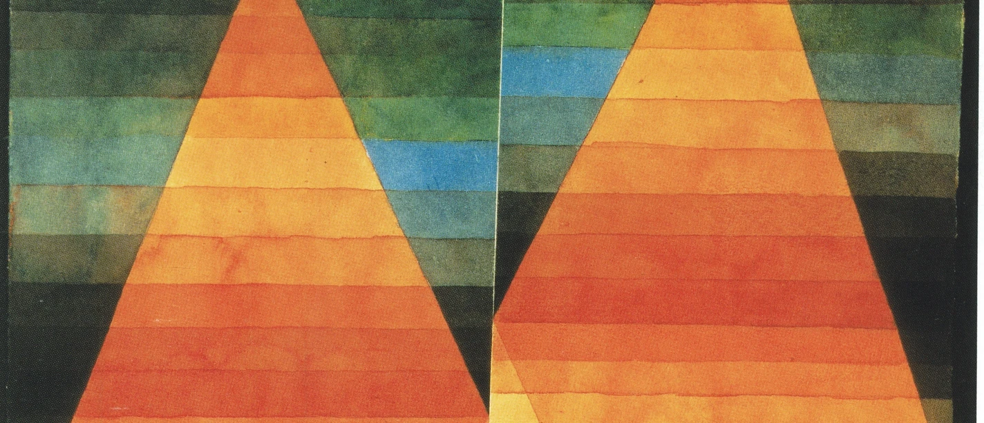 Klee Paul, Doppelzelt, 1923, 114 The Rosengart Collection Museum, Lucerne Der schwarze Rand ist Teil des Bildes!
