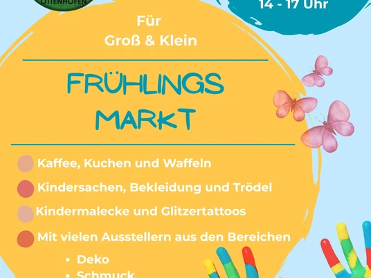 Plakat Frühlingsmarkt