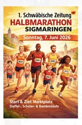 Plakat Halbmarathon Sigmaringen