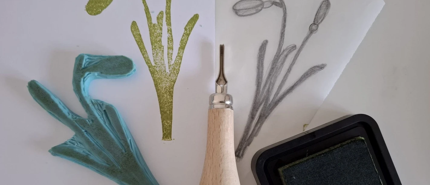 Kreatives Stempelschnitzen