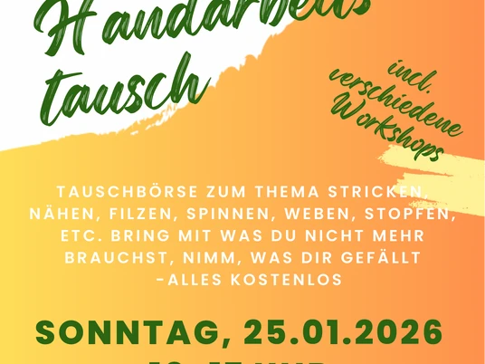 Plakat Wolltauschbörse 2026