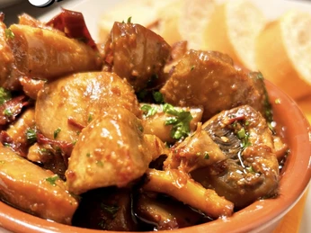 Mexikanische Woche Champignones