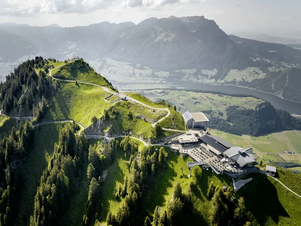 Le Stanserhorn vu d'en haut