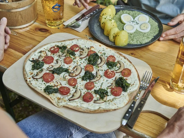 Genießen im Biergarten