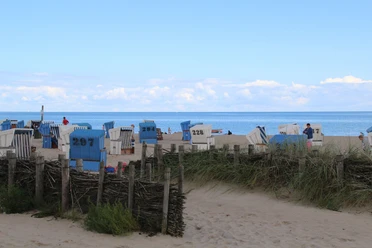 Strandkörbe am Strand von Eckernförde