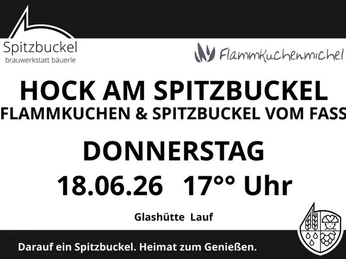 Plakat Hock am Spitzbuckel