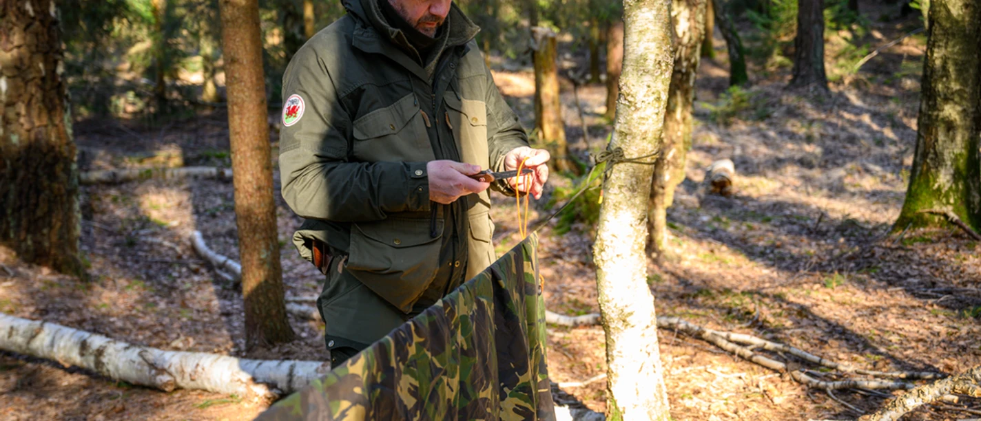 Bushcraft Wanderung an den Kiesteichen mit Clwyd Owen