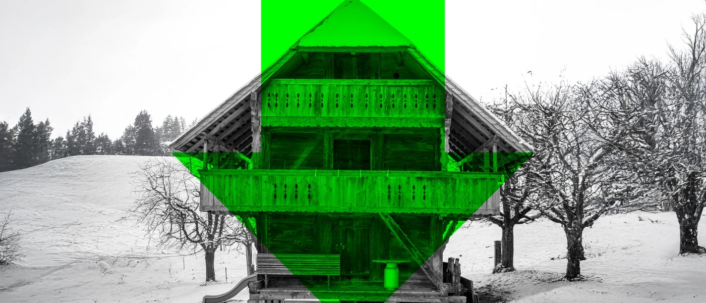 Bild Spycher Pfeil Querformat