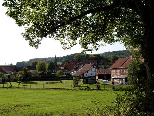 Idyllischer Blick auf die Ührde