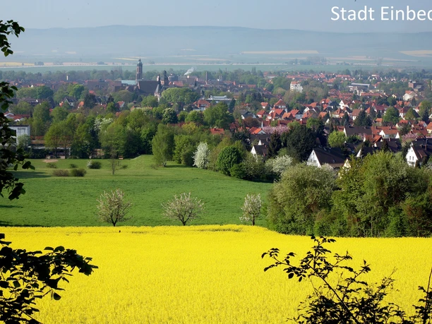 1Blick von der Hube auf die Stadt Einbeck