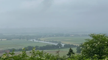 RI13 Hünenburg Route Blick auf die Weser