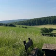 RI15 Schullandheim Route Sitzgelegenheit mit Panorama