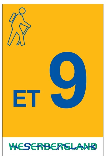 Markierung Wanderweg ET9 Emmerthal