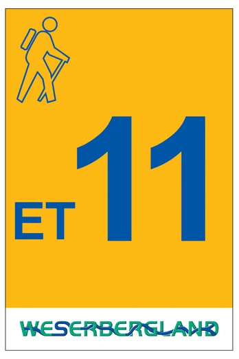 Markierung Wanderweg ET11 Emmerthal