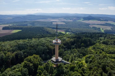 Gaußturm im Naturpark Münden