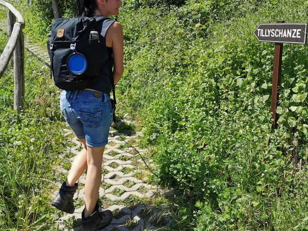 Fußweg zur Tillyschanze