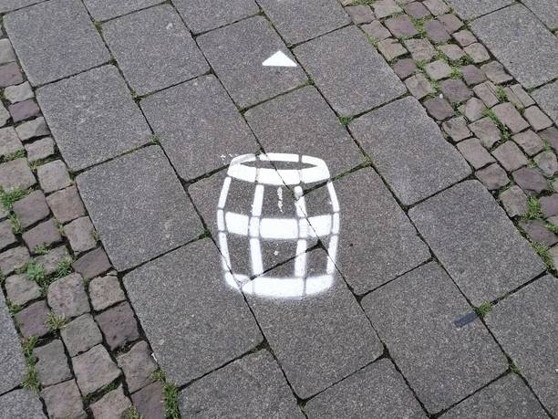 Start Einbecker Bierpfad: Fass 1