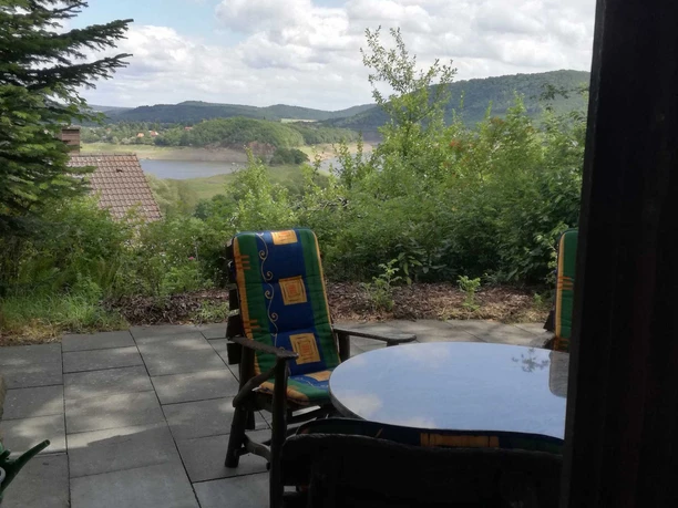 Ausblick von der Terrasse