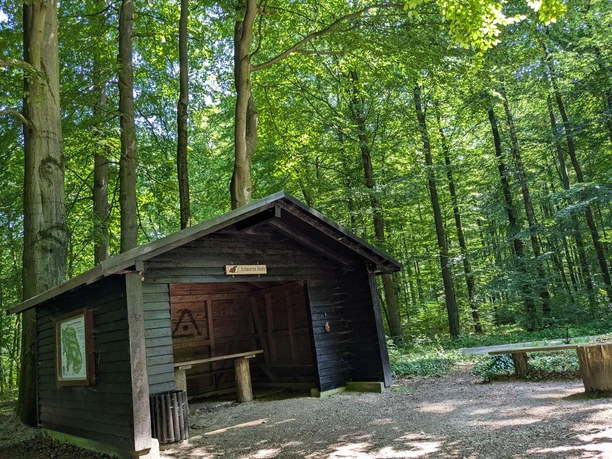 Schwarze Hütte auf der Hube