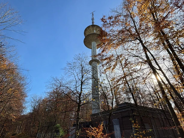 Starttafel von den VitalWegen auf dem Hube Parkplatz