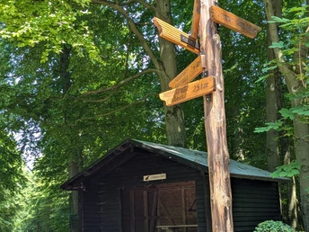 Burgweg Hube - Schwarze Hütte