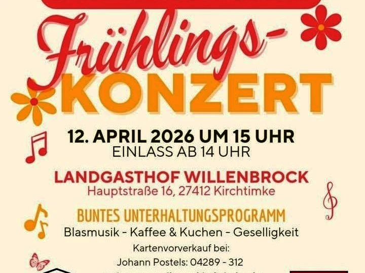 Frühjahrskonzert in Kirchtimke Frühjahrskonzert in Kirchtimke