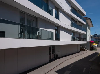 Aussenansicht vom Anbau des Hotel Post