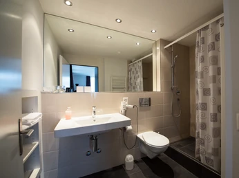 Badezimmer im Hotel Mohren