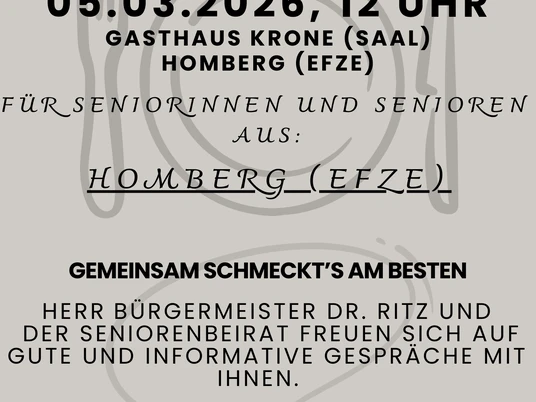 Mittagstisch für Senioren