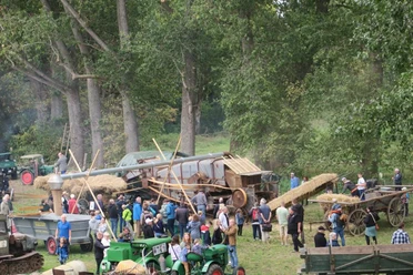 Erntedankfest; Stahl-Lanz DA30 in Aktion.JPG