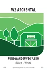 Rundwanderweg W2 "Aschental" | Büren-Weine Rundwanderweg W2 "Aschental" | Büren-Weine
