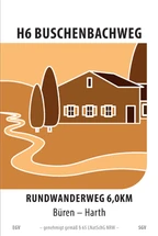 Rundwanderweg H6 "Buschenbachweg" | Büren-Harth Rundwanderweg H6 "Buschenbachweg" | Büren-Harth