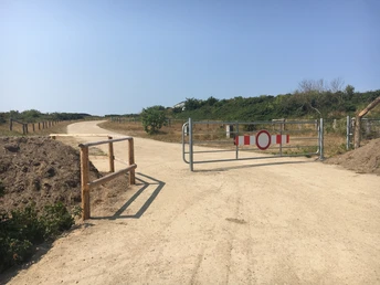 autofreier Weg auf dem Fliegerhorst