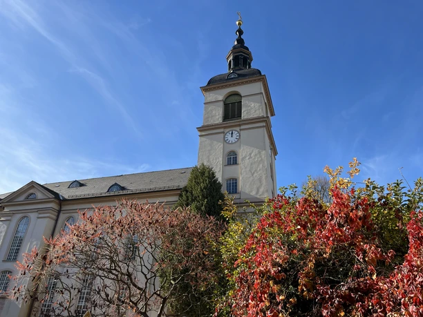 Święty Mikołaj Waldheim Widok na kościół św. Mikołaja w Waldheim