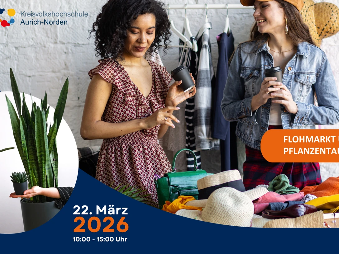 Flohmarkt und Pflanzentauschbörse.png Flohmarkt und Pflanzentauschbörse in Aurich