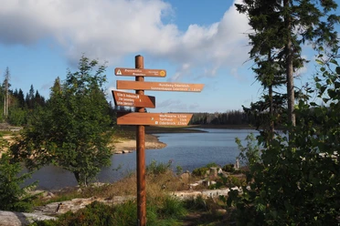 Gut begleitet durch die Nationalpark-Beschilderung