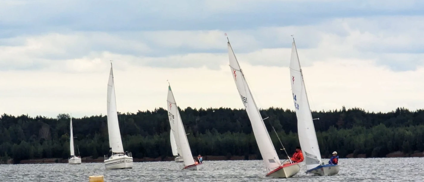 Ansegeln auf dem Bärwalder See