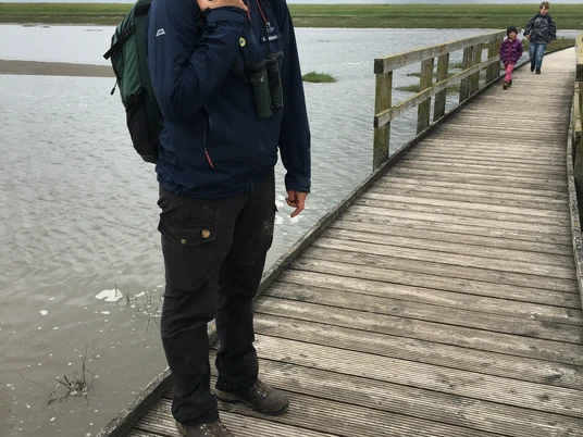 Rangerin im Langwarder Groden