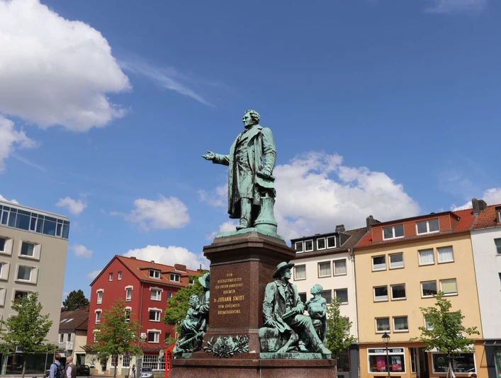 Bgm Smidt Denkmal IMG_6520 (c) Taurean Reddeck_Erlebnis Bremerhaven_CC0-Lizenz_WEB.JPG Bürgermeister Smidt Denkmal