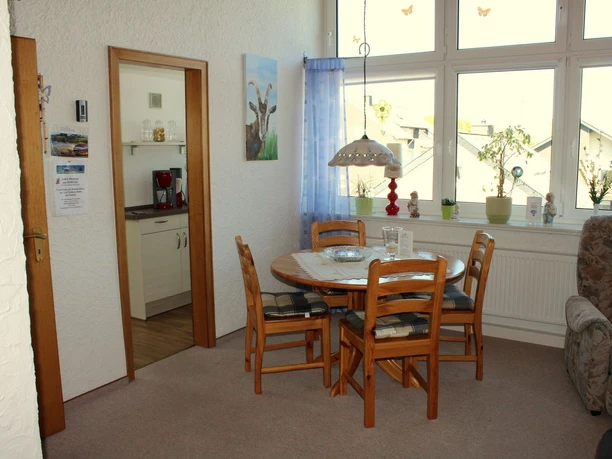 Ferienwohnung Ausblick Willingen, Essbereich