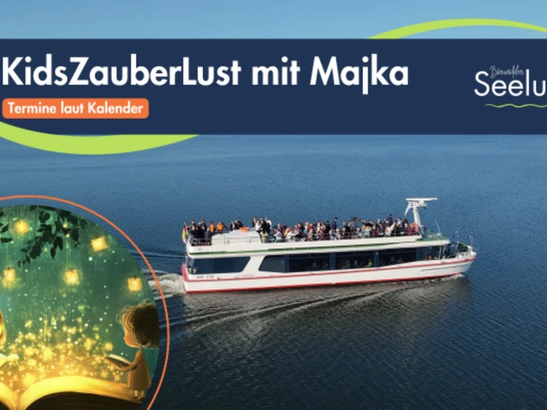 Zaubershow auf dem Bärwalder See mit der MS Seelust