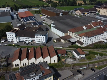 Entdeckungsjagd Hochdorf Fabrik von oben